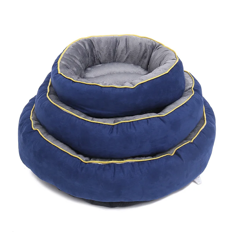 Venxuis Soft Round Pet Cat Bed Cute Cotton Warm Dog Sleeping Mat Winter Fleece House cama perro | Дом и сад