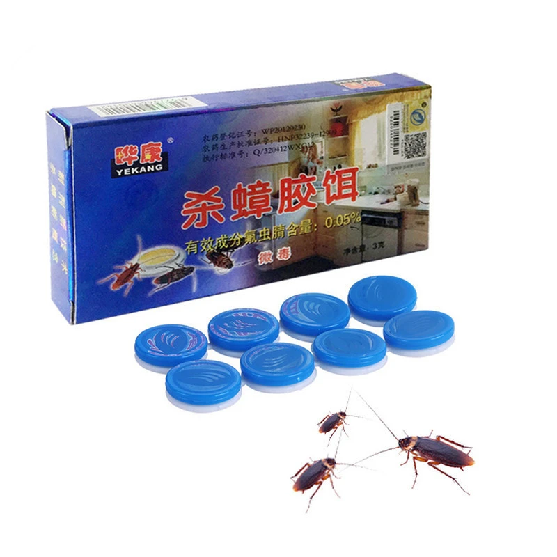 8 ピース ロット強力な実効ゴキブリ殺害餌ペーストゲルゴキブリ制御餌害虫駆除のためのアイデアキッチンレストラン 餌 ルアー Aliexpress