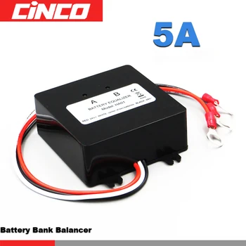 

HA01 Solar System Battery Balancer Battery Equalizer Charger Controller for 2*12V Lead Acid Battery Bank System Black