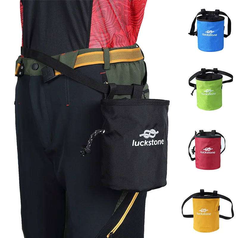 

5 Colors Bouldering Climbing Waist Hanging Magnesium Powder Bag Gymnastics Fitness Single Parallel Bars Anti-skid Powder Bag