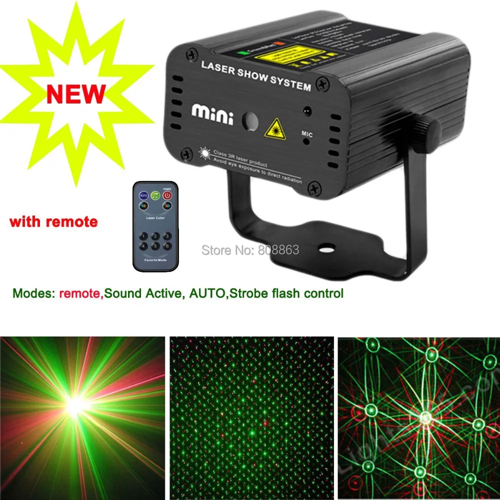 

Model new arrival Remote MINI GR 2patterns Sunflower Laser projector Stage DJ lighting Dance Show Party Light D15 free shipping