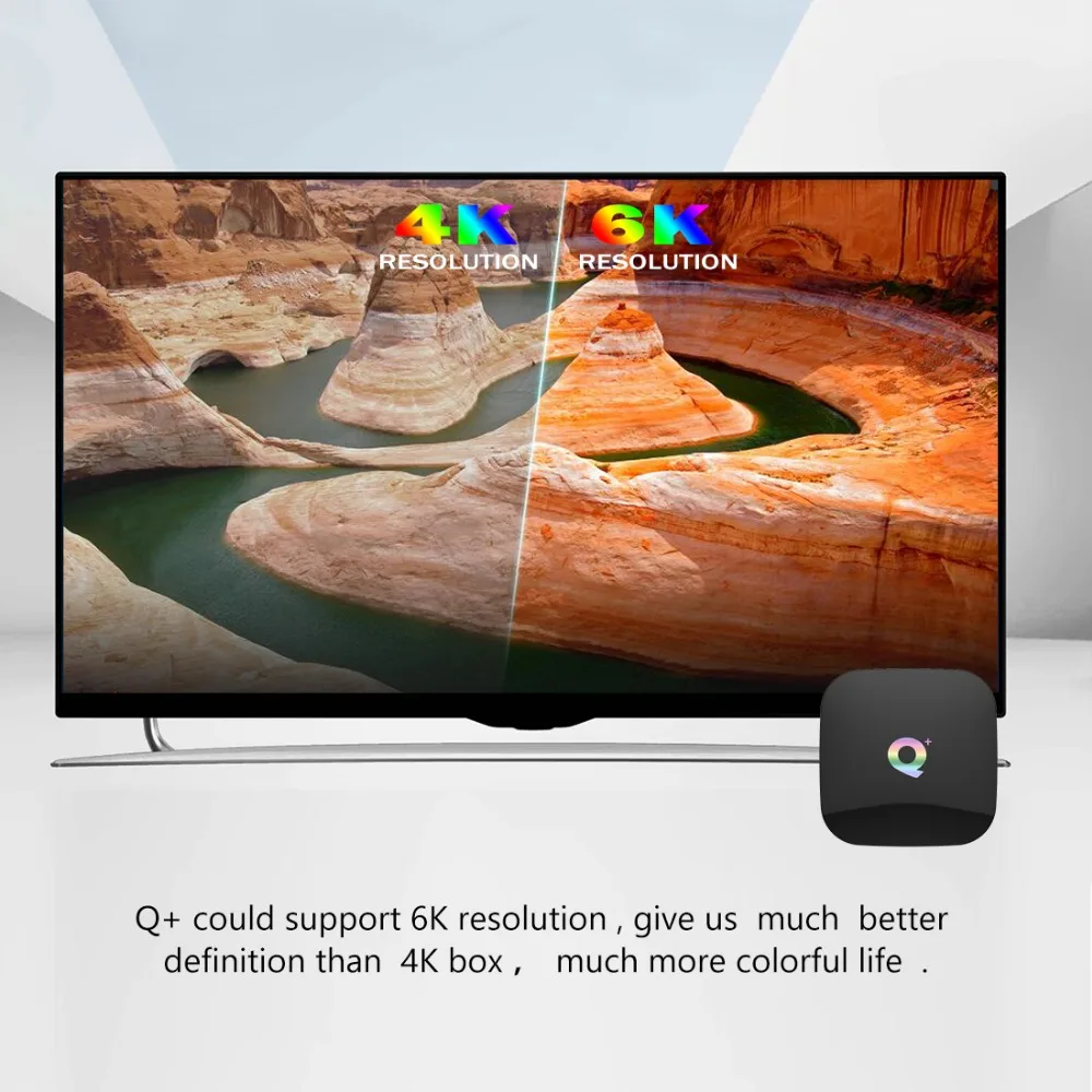 Q Plus Смарт ТВ приставка Android 9,0 ТВ приставка 4 Гб ОЗУ 32 ГБ/64 Гб ПЗУ четырехъядерный H.265 USB3.0 2,4G WiFi ТВ приставка 4K ТВ приставка PK H96/X96 MAX