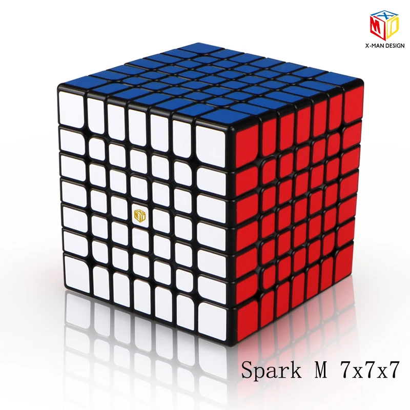 

Newest Qiyi X-Man Design Spark and Spark M 7x7x7 Magnetic Cube Professional Mofangge 7x7 Magic Speed Cube Twist Educational Toys