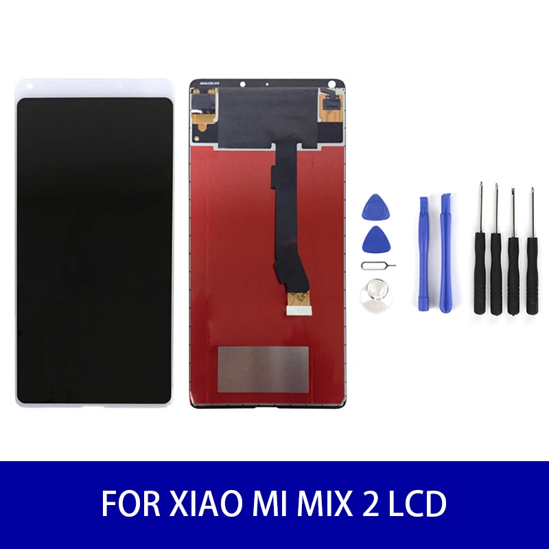 

For Xiao Mi MIX 2 Lcd High Brightness Display Touch Screen Panel Digitizer Assembly Screen Replacement Parts Black White