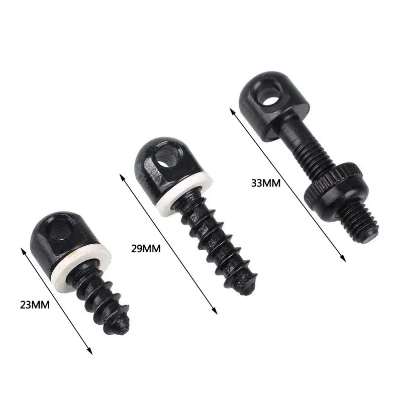 

3 pcs/set Quick Detach Sling Mounting Kit Steel Machine Screw Adapter Sling Swivel Studs Hunting Base TX005