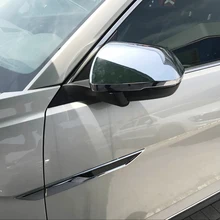ABS Chrome Rearview Mirror Cover trim 2pcs for Volkswagen VW Atlas Teramont 2017 2018
