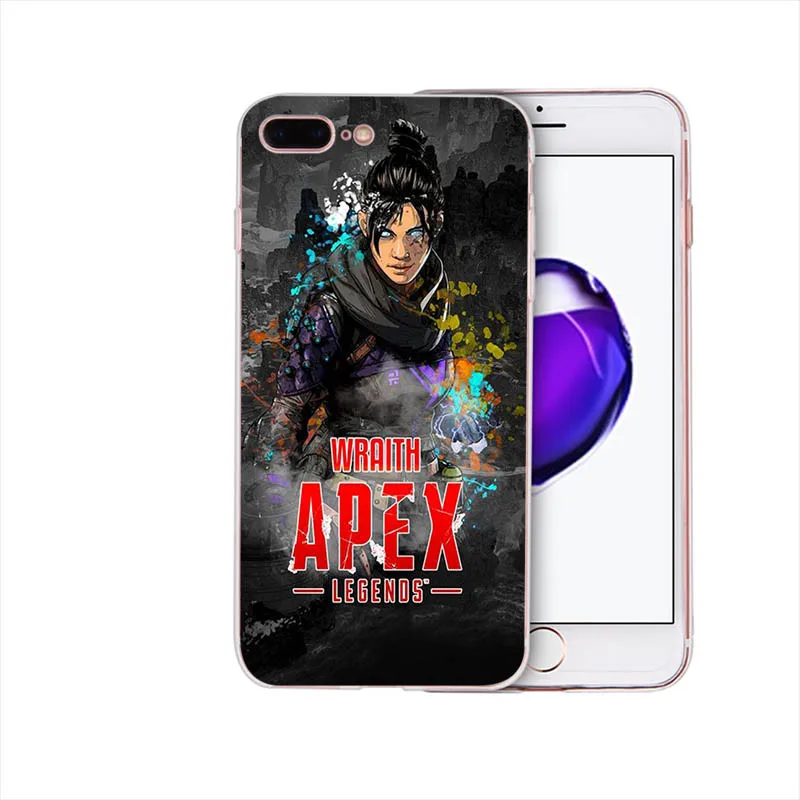 Apex legends мягкий силиконовый для мобильных телефонов Чехол для Apple iphone xr x xs max 7 8 plus 6 6s 5s se 5 10 чехол крутой дизайн мобильного корпуса - Цвет: case 18