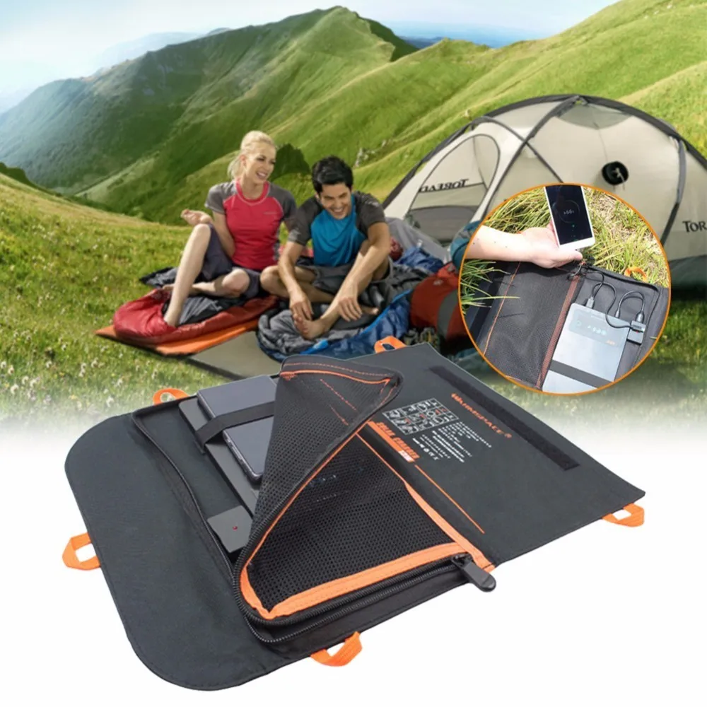 Outdoor Camping Waterproof Solar Powered Charger Power Bank 13W 2A Portable Compact Folding Charging USB Port Power Bank Outdoor Camping Waterproof Solar Powered Charger Power Bank 13W 2A Portable Compact Folding Charging USB Port Power Bank