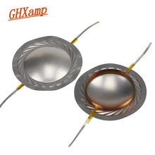 GHXAMP 38,5 мм Тройная звуковая катушка титановая пленка диафрагма медная плакированная Auminum катушка 38,6 ядро ремонт динамиков 1 пара