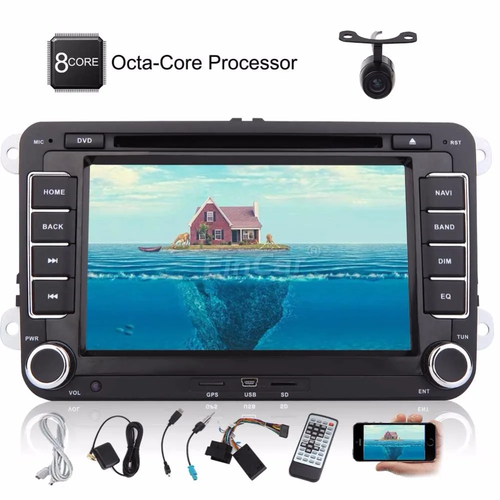 

Eincar Autoradio 2 Din Car Stereo 7 Inch Touch Screen Car DVD Player Head Unit with Android 7.1 Radio For VW GPS Navigation
