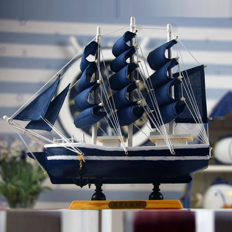 

DIY Wooden Scale Model Ship Assembling Classics Building Kits Ship Model Wooden Sailboat Toys Sailing Model Assembled Kid's gift