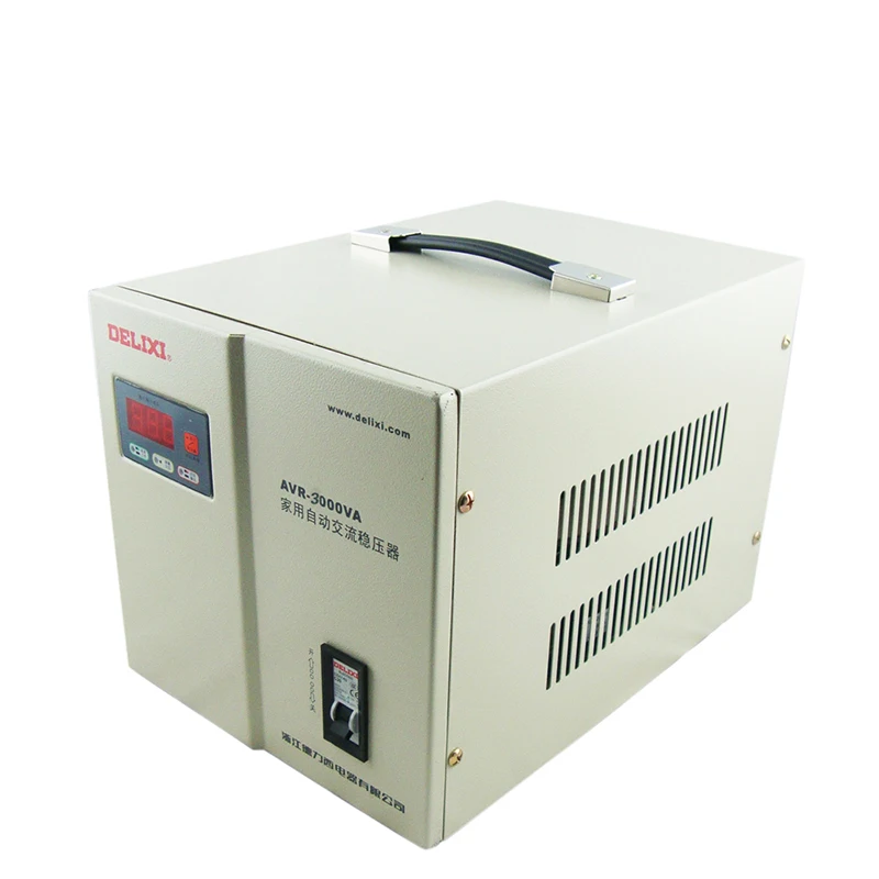 

AVR-3000W Delixi voltage stabilizer automatic Household TV PC Refrigerator AC regulator Y