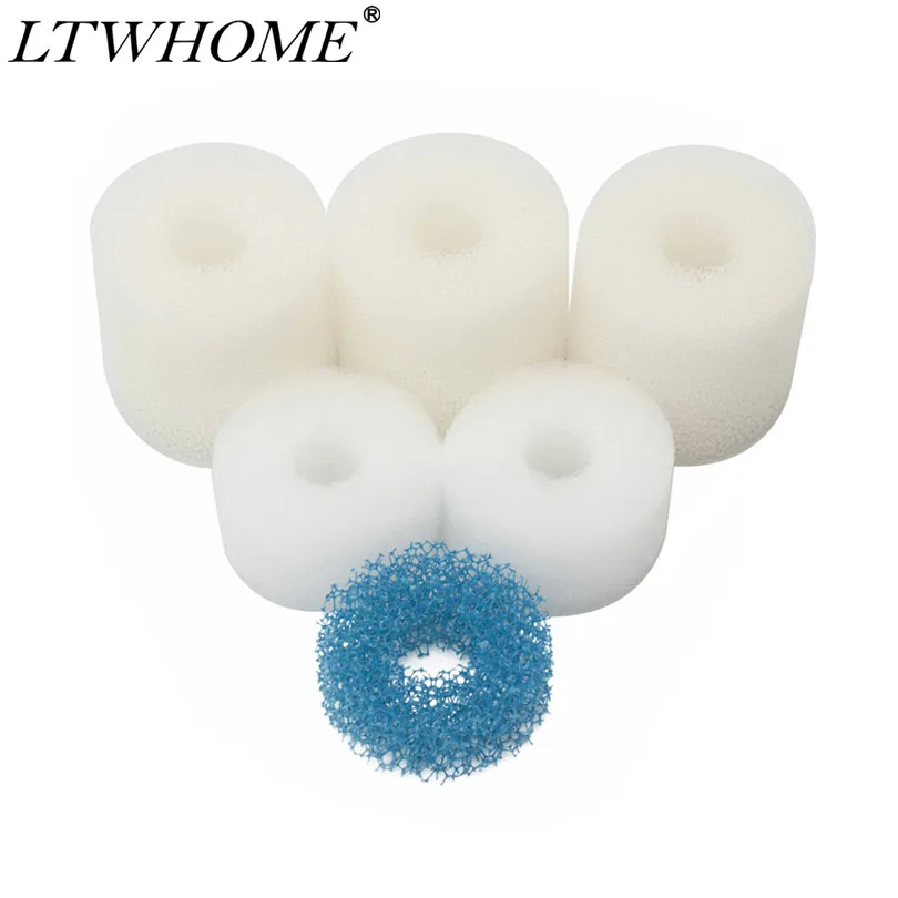 

LTWHOME Foam Fine Filter Pads Set Fit for Eheim Cartridges Aquaball 2208 2210 2212 / 60 130 180