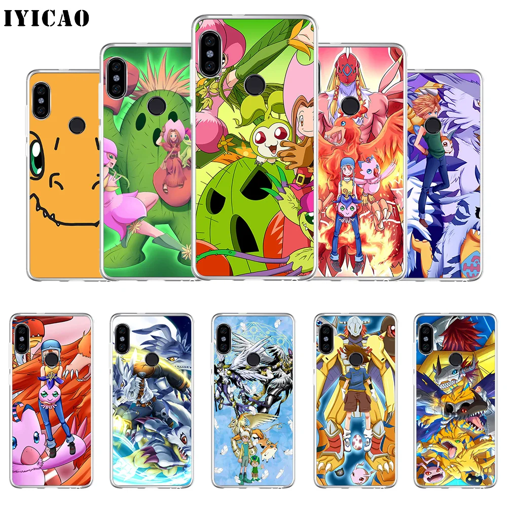 IYICAO Digimon Adventure Мягкий силиконовый чехол для телефона Xiaomi Mi 9 8 SE 6 A1 A2 Lite F1 MIX2S MIX3 TPU |