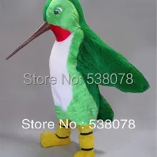 Зеленый Колибри Hummer Маскоты костюм для взрослых Размеры Товары для птиц Маскоты te Маскоты наряд костюм партии Карнавал Cosply Костюмы sw559
