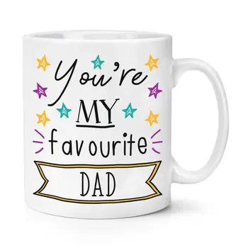

You're My Favourite Dad Stars Cup Funny Father's Day Best Love Cup