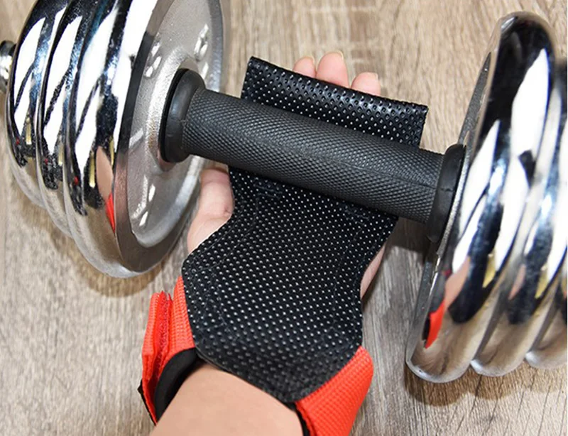 Фитнес обхватывает запястье Атлетические перчатки Gym накладки гантели штанга Бодибилдинг Guantes тренажерный зал спортивное снаряжение для