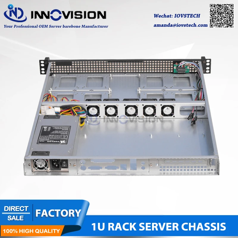 Компактная Стойка 1U для сервера L = 550 мм|rack server case|1u rackmountrackmount chassis |