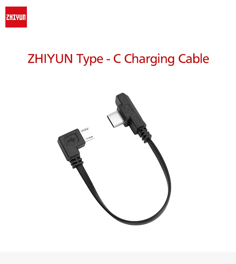 Zhiyun type C зарядный кабель для Smooth 4/Feiyu Vimble 2 используется с samsung Galaxy S8 S9 Note 8 Plus Google Pixel