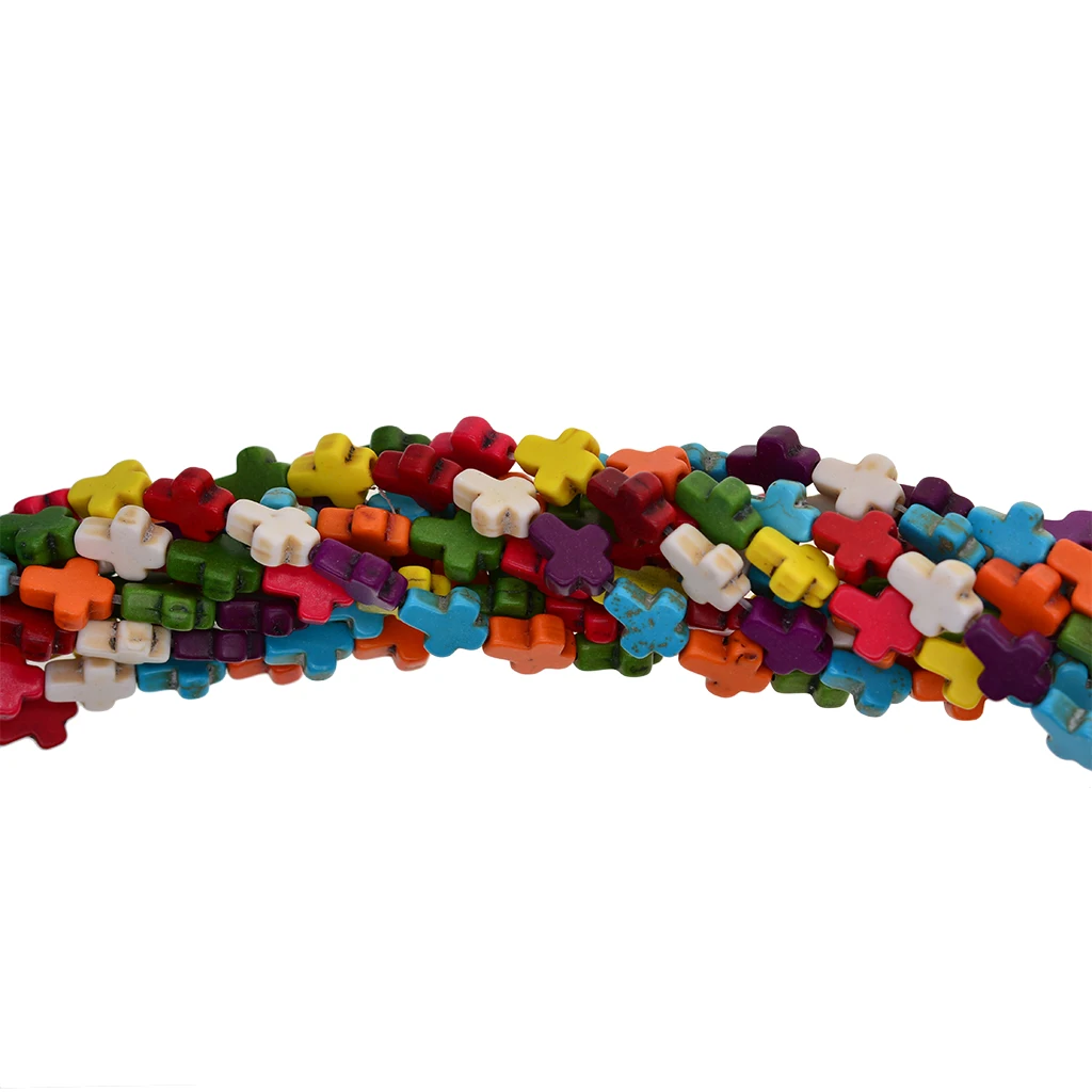 Colorful Tube / Nuggets / Turtle / Cross Natural Stone Beads Charm For Jewelry Making Loose Spacer Beads DIY Necklaces Bracelets