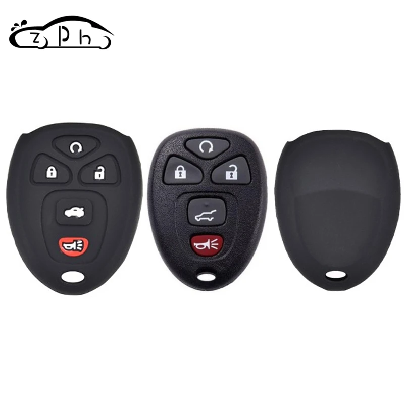 

Silicone Car Key Case Cover For GMC Buick Enclave LaCrosse Chevrolet Impala Suburban 1500 Pontiac Cadillac Saturn Yukon Malibu
