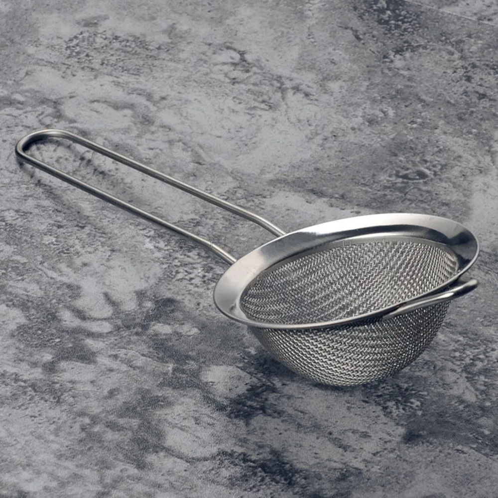 1/2/4/10 pieces Stainless Steel Fine Screen Mesh Tea Strainer Kitchen Bar Tools Ice Strainer