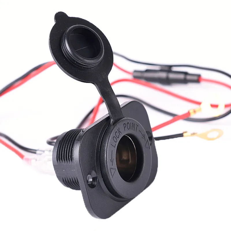 120W 24V 12V мотоцикл прикуриватель гнездо водонепроницаемый автомобильный адаптер