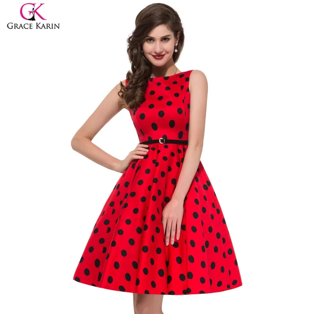 polka dot dress plus size summer autumn vintage 50s dresses women plus size 50s dresses