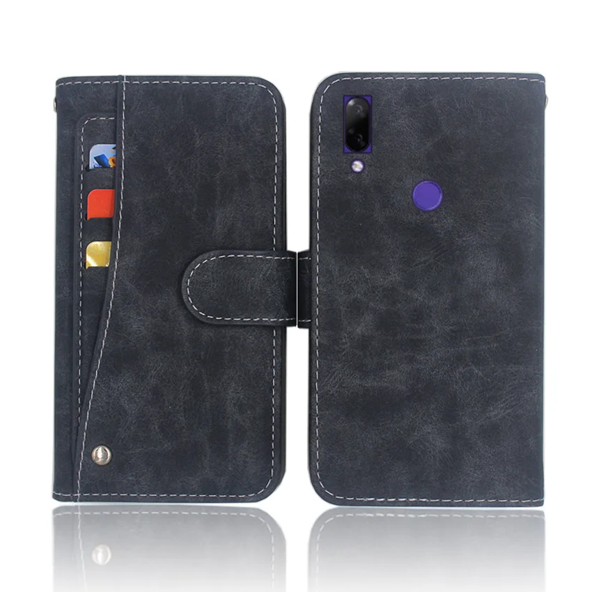 

Hot! Y7 Doogee Case Phone High quality flip leather phone bag cover Case For Doogee Y7 with Front slide card slot