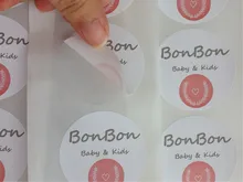 1000pcs Free shipping custom self adhesive paper stickers bakery cake home cooking hand made packaging seal label Dia.50mm