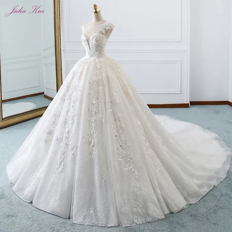 cheap wedding dresses Julia Kui Luxuries V Neckline Ball Gown Wedding Dresses Sleeveless Princess With Natural Waist Bride Dress grace kelly wedding dress