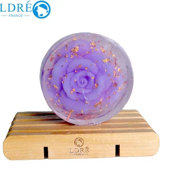

High quality handmade soap gold rose essential oil whitening soap