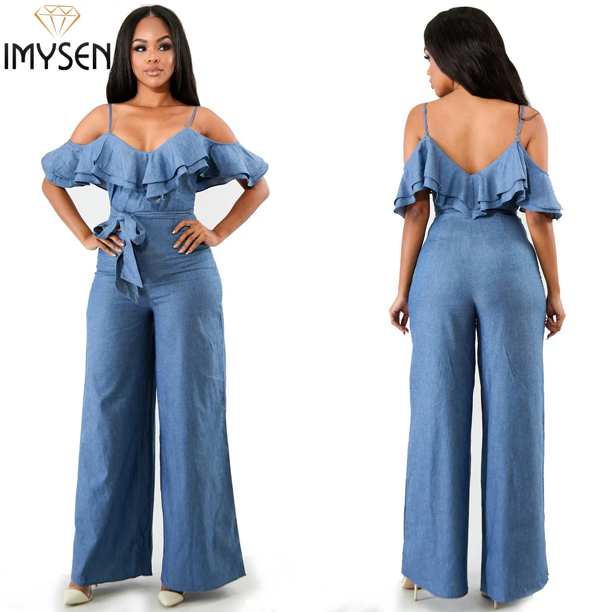IMYSEN 2018 Summer Ruffled Jumpsuit Women Romper New Arrive Casual ...