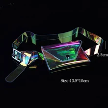 ETya, новинка, ПВХ прозрачная поясная сумка, модные поясные сумки для женщин, Дамская поясная сумка для путешествий, поясная сумка, кошельки для монет, карт, держатель для телефона, чехол