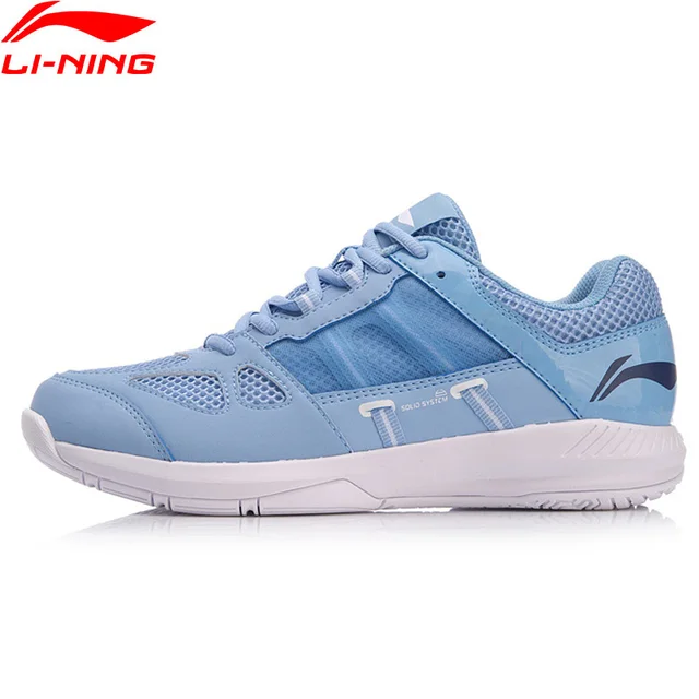 US $43.55 LiNing Women PROTECTOR Badminton Training Shoes Wearable Stable Support LiNing Breathable Sport Sh