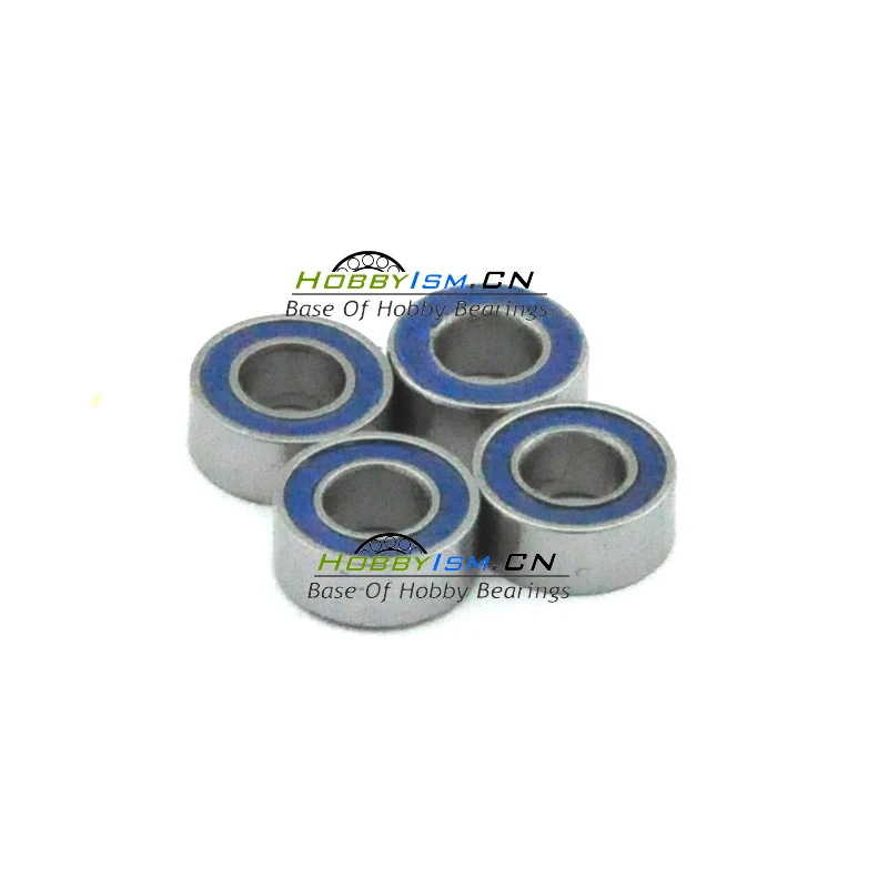 4 шт. 5x10x3 Синий Резиновые Подшипники ABEC-3 mr105 2RS/W3 | Игрушки и хобби