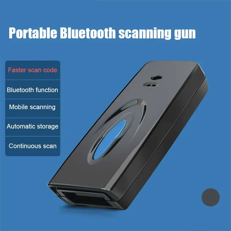 

M5QR/QM Barcode Reader Bluetooth 4.0 Wireless Handle Scanner Phone Screen To Scan for iPhone Android Windows XXM8