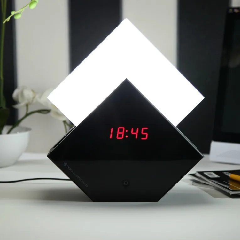 Sunsise LED Проснуться Свет Настольная Лампа Мода Рука Трогательно Вверх и Вниз