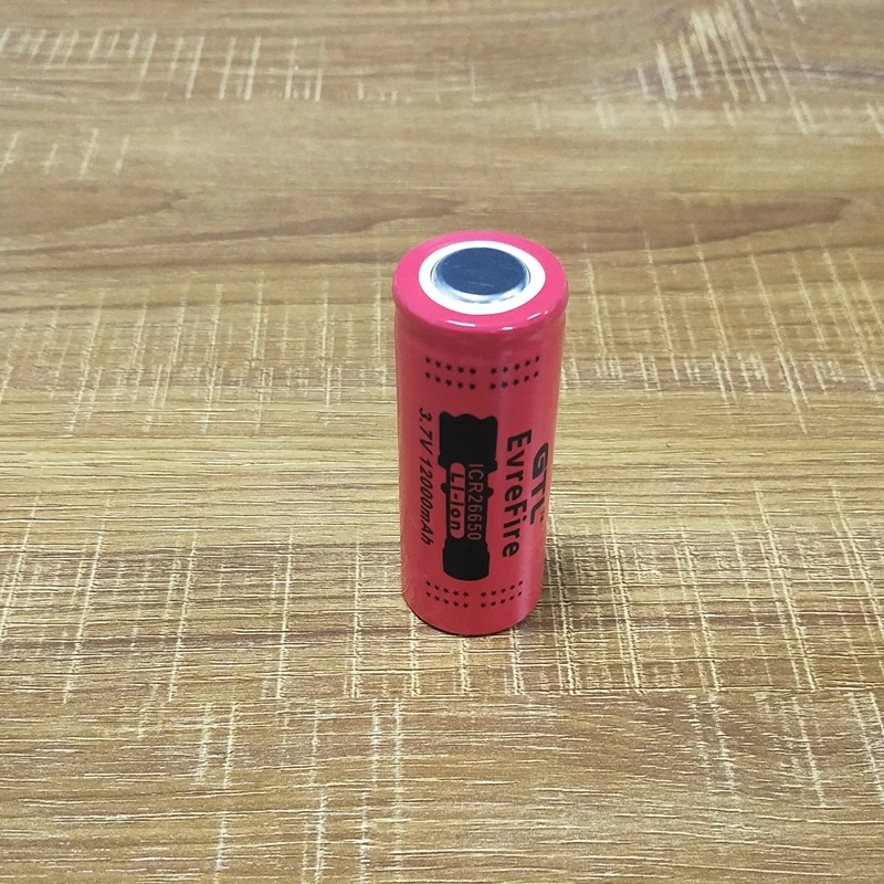 26650 батарея 100% Новый оригинальный 3 7 v 12000 mah литиевая аккумуляторная для