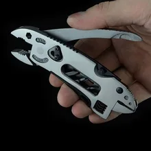 Multifunctional Pliers For Outdoor Camping Adjustable Wrench Jaw Screwdriver Pliers Knife Portable Multi Tool Set Survival Kits