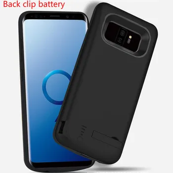 

5000/6000 mAh power bank Battery Charger Case for Samsung Galaxy S9 plus Back Clip Battery Wireless Fast Charger For Samsung S9