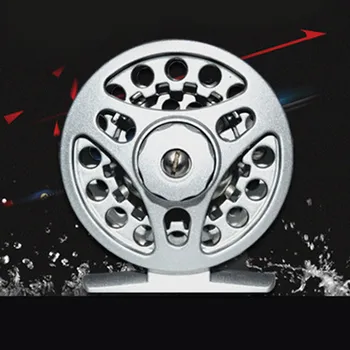 

Fly Reel 1/2 WT Large Arbor Silver/Black Aluminum Fly Fishing Reel 2017,JULY,10