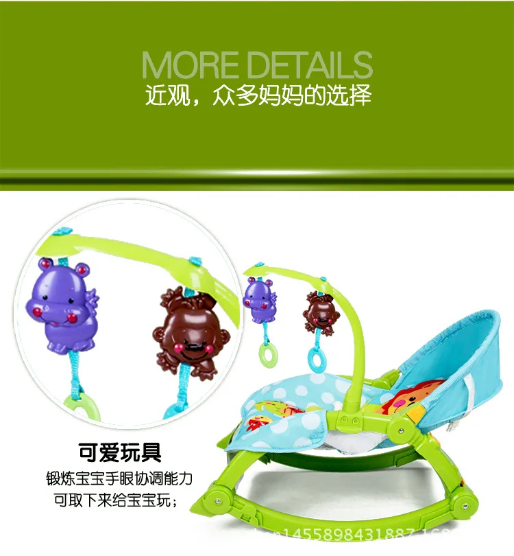 The details of the rocking chair