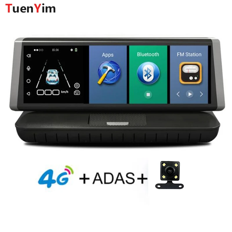 

4G ADAS Car DVR GPS Navigation 8" Android 5.1 WIFI Connect 1080P Video Recorder Registrar
