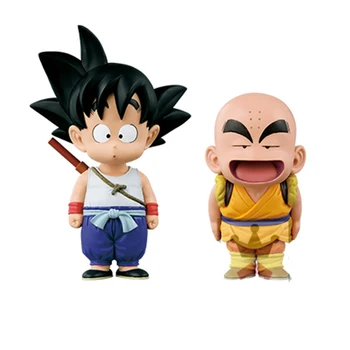 

Japanese Anime Dragon Ball Z Goku Krillin Car home Decoration Dragon Ball Action Figure Doll Toy 12cm miniature figurines