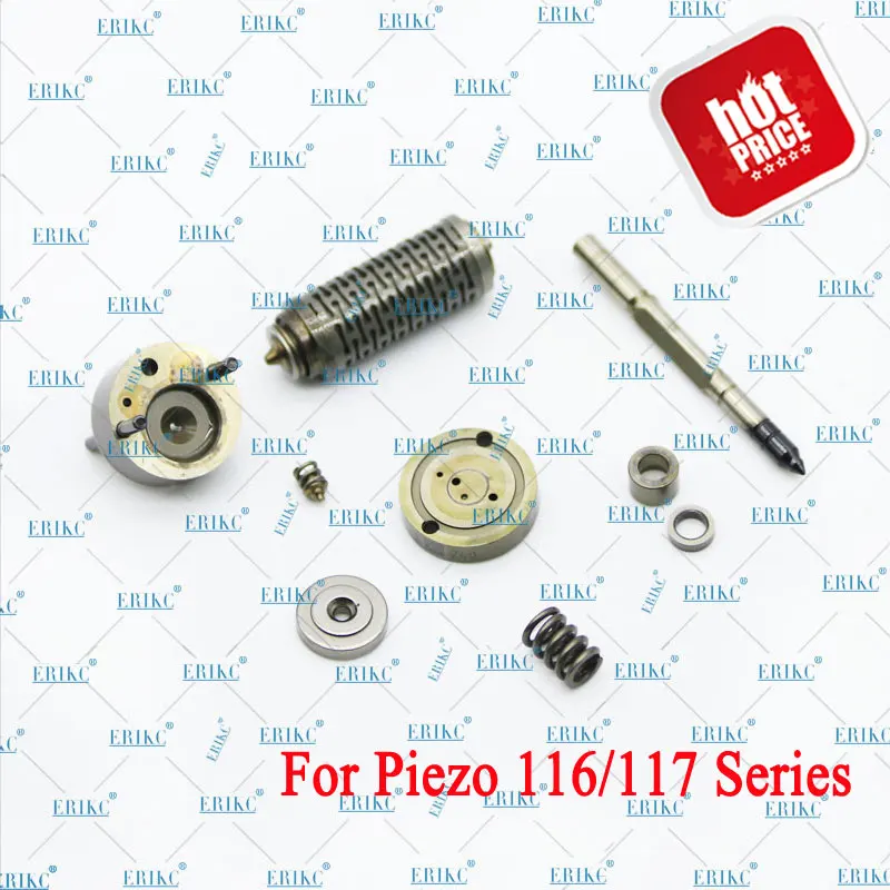 

ERIKC F 00G X17 005 Common Rail Diesel Piezo Injector Valve Repair Kits F00GX17005 (FOOGX17005) for BOSCH 0445116/117 Nozzle