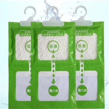 

Household Hanging Wardrobe Moisture Absorber Bags 3 Pcs Moisture-proof Dehumidifying Agent Dehumidification Bags