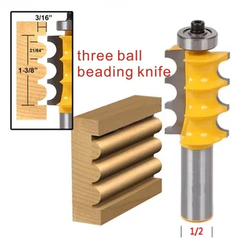 

1/2 beaded knife handle three lines high-end cylindrical cutter knife woodworking tools chisel lines