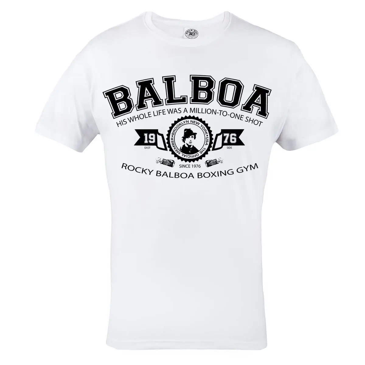 2018 Новое поступление Мужская модная футболка BALBOA BOXER GYMER Рокки Бальбоа идеально