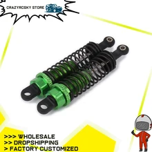 2PCS Oil Adjustable 70mm Alloy Aluminum Rear Shock Absorber Damper For RC Car 1 16 Buggy